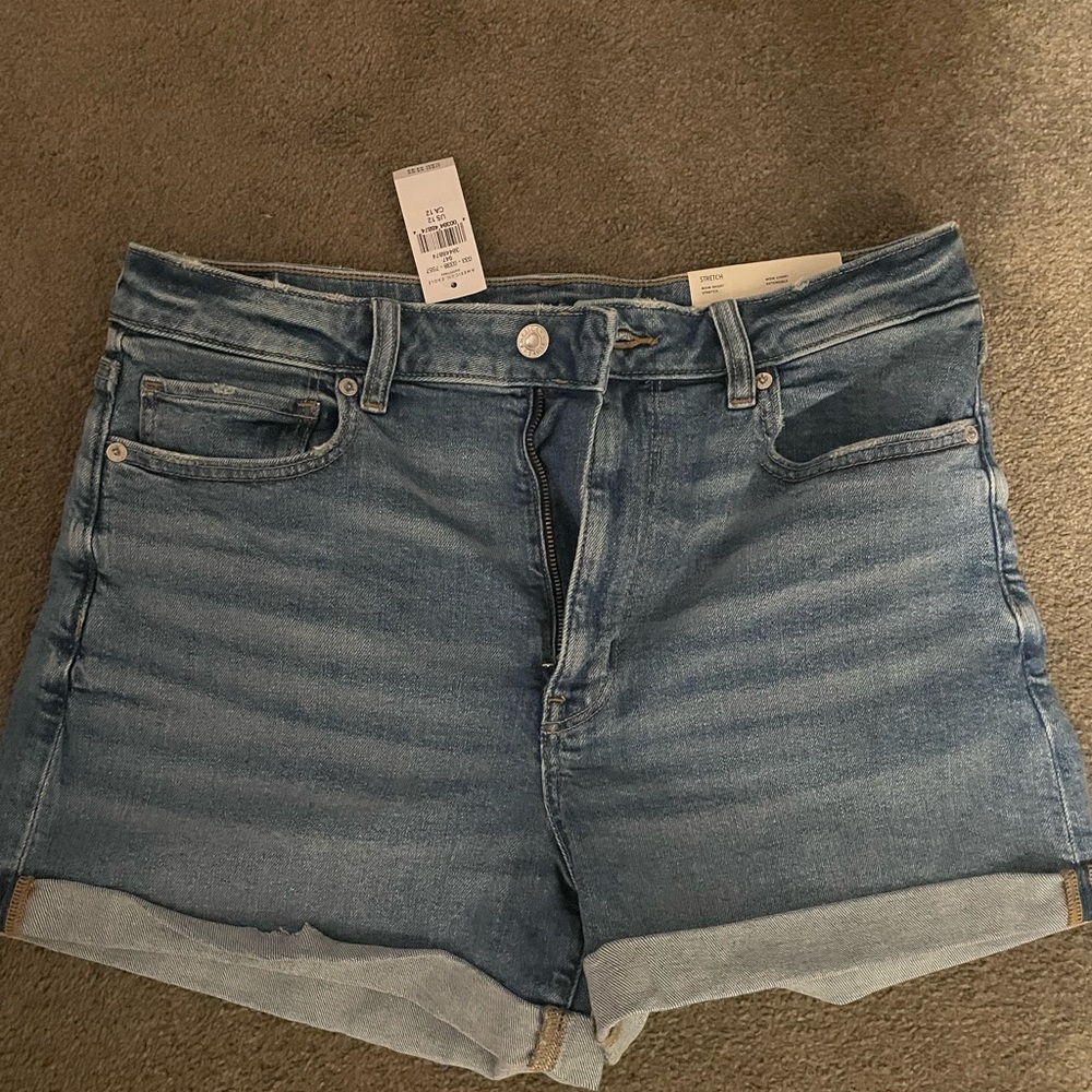 American eagle stretch mom short shorts